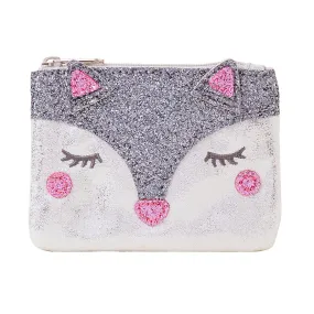 Accessorize London Girl's  Sparkle Fox Purse