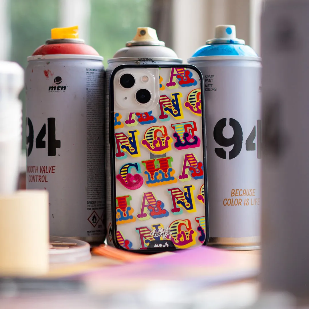 Ben Eine Change Printed Phone Case - Clarity