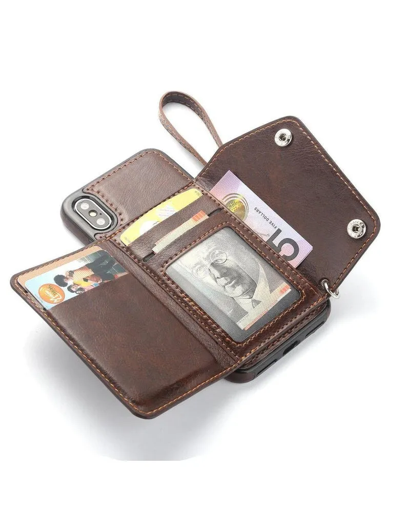 Brown Vegan Leather | Wallet Case