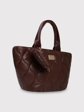 Caprese Briar Tote Small Office Handbag Brown