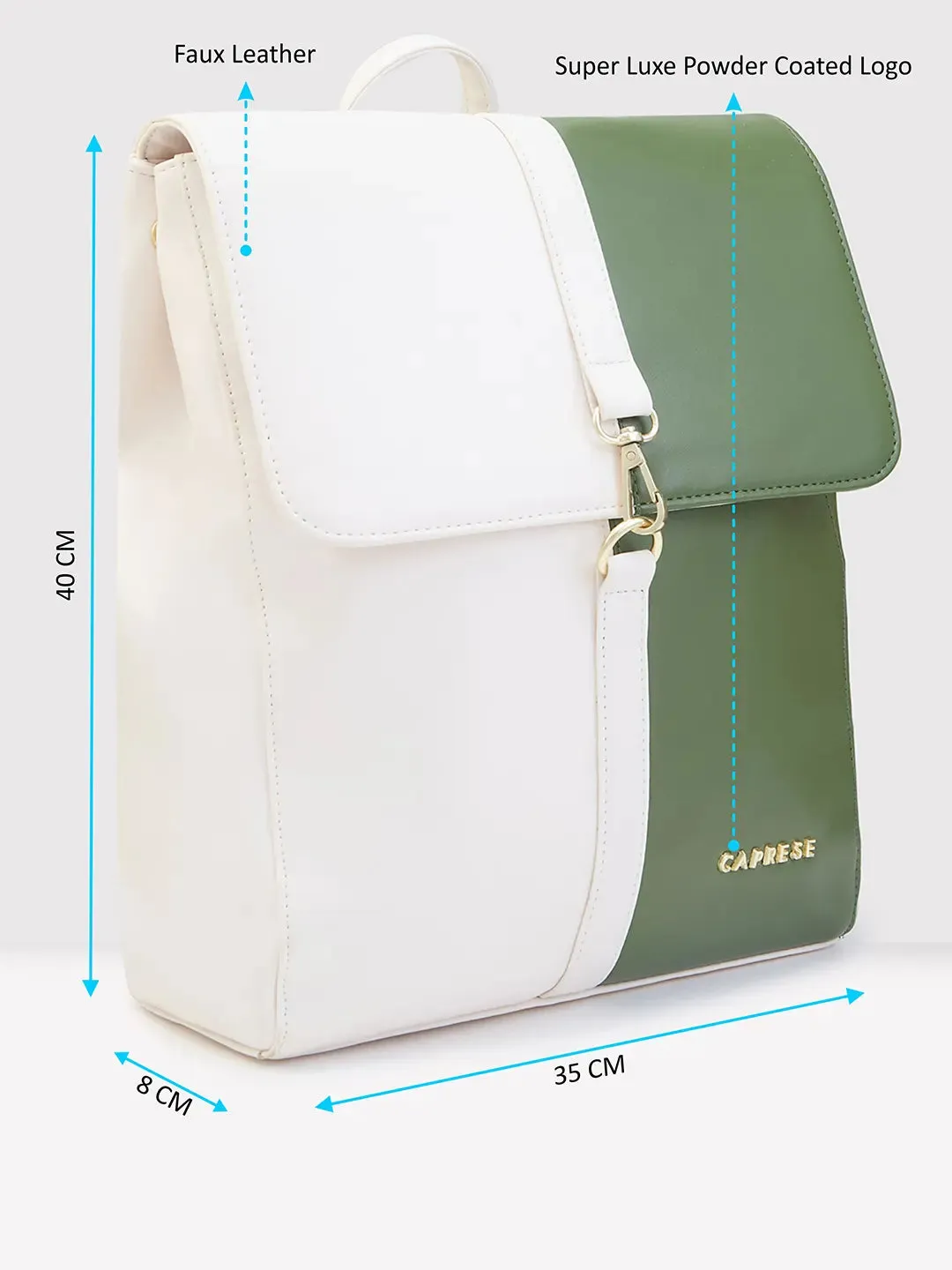 Caprese Lizzy Backpack Medium Cream