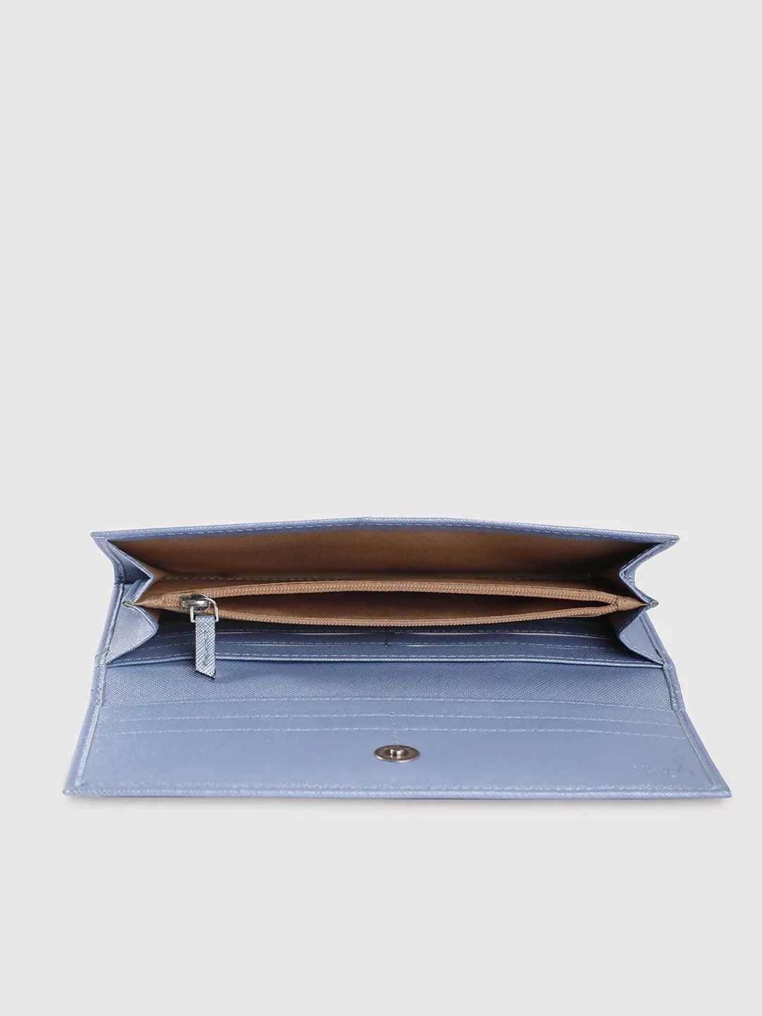 Caprese Mia Wallet Medium Flap Wallet Pearl Blue