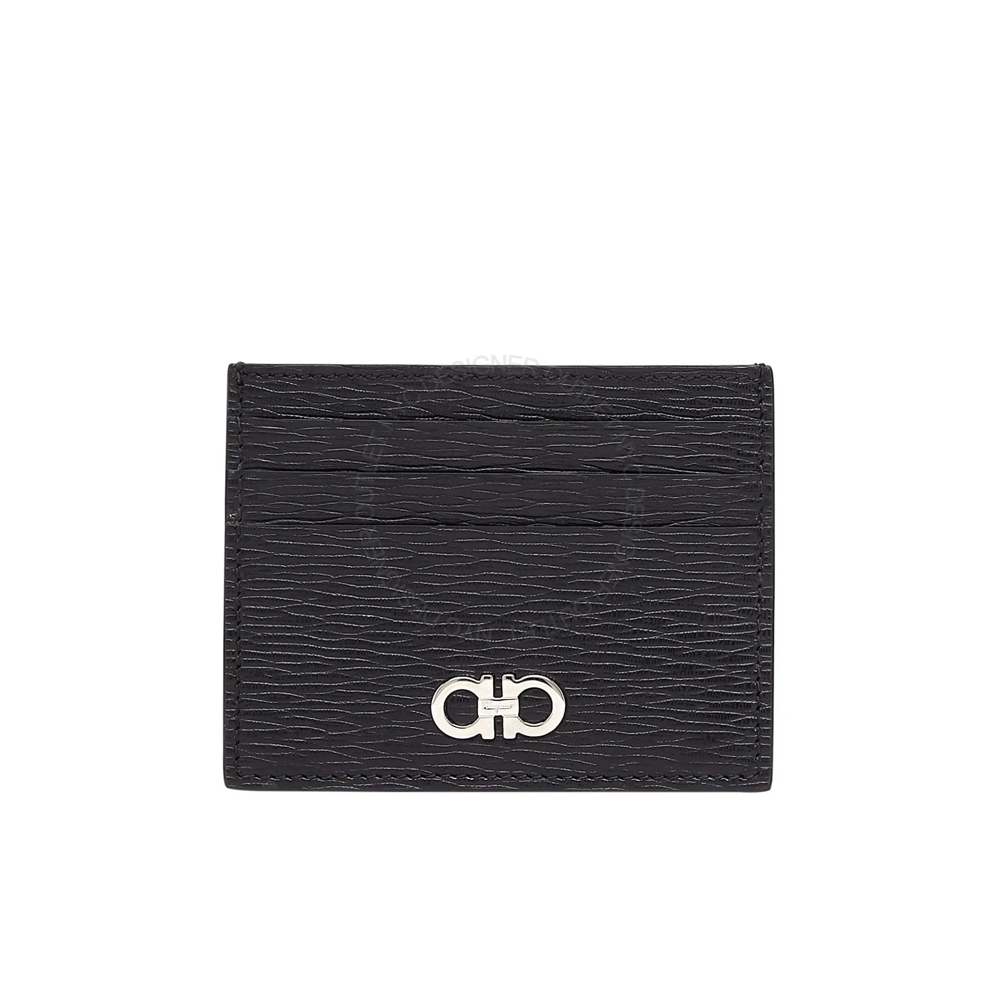 Premium Ferragamo Leather Card Wallet - Compact and Stylish