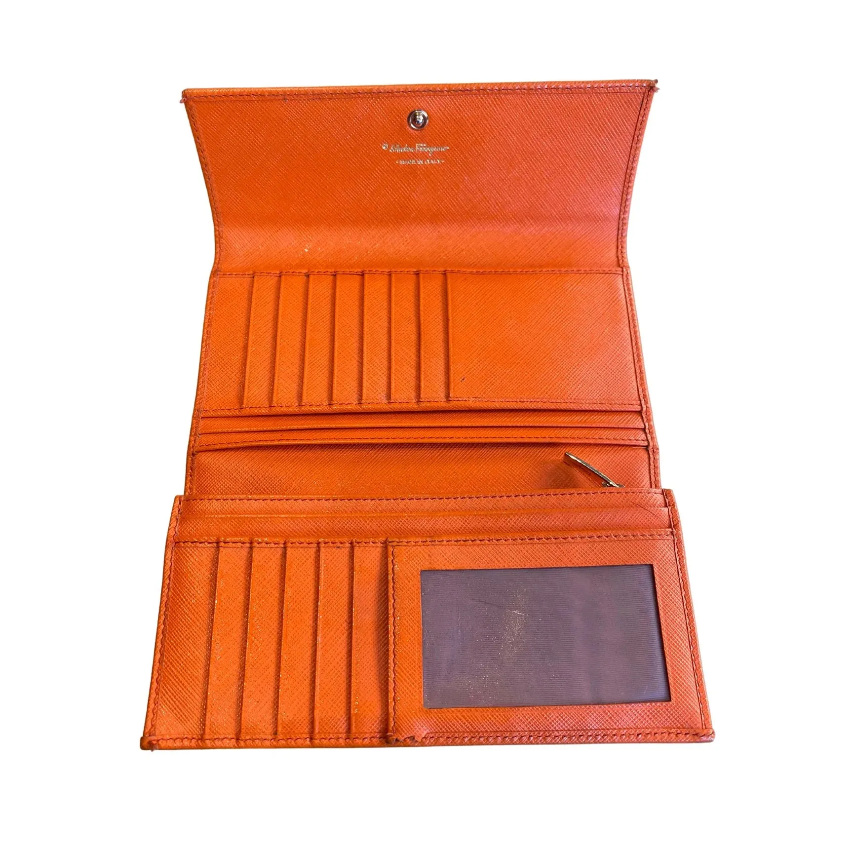 FERRAGAMO Leather Continental Wallet