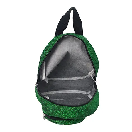 Green Glitter NGIL Mini Backpack