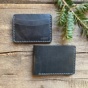 Hand Stitched Wallet, Navy