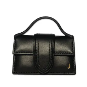 JACQUEMUS LE PETIT BAMBINO HANDBAG IN BLACK