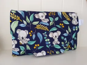 Koala Nappy change mat clutch  (Pre Order - Dispatches 10 - 12 days)