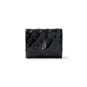 MONOGRAM MIRROR BLACK COMPACT WALLET