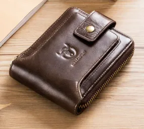 Vintage Genuine Leather Cowhide Wallet