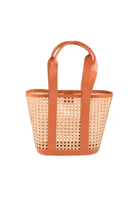 Wicker Tote Small / Tan