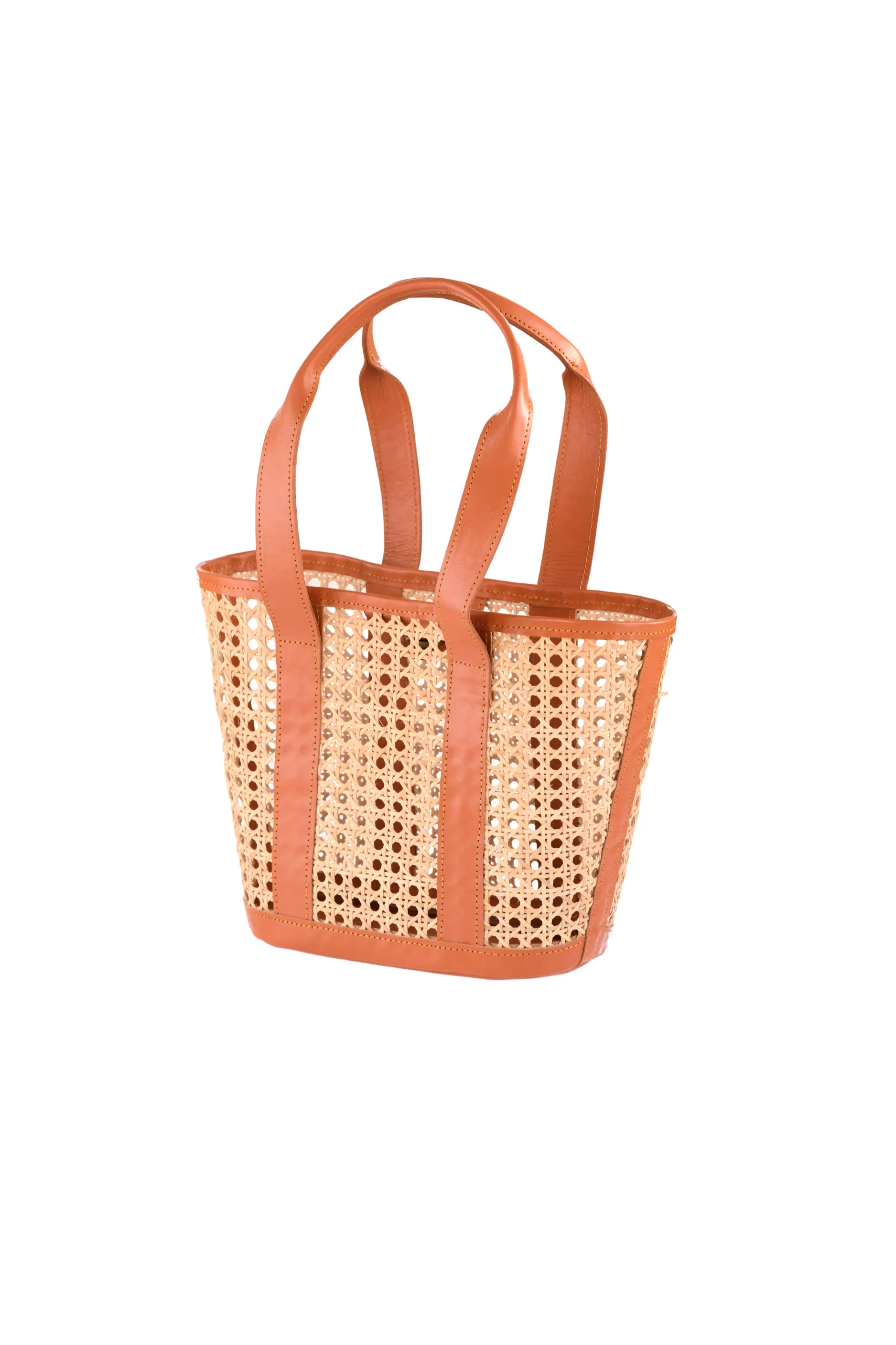 Wicker Tote Small / Tan